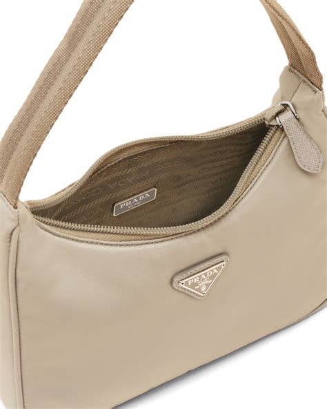 prada nylon beige